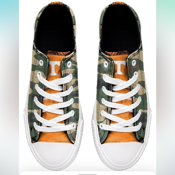 NWT FOCO Tennessee Womens Camo Low Top Canvas Shoe Size 10 - Picture 8 of 10